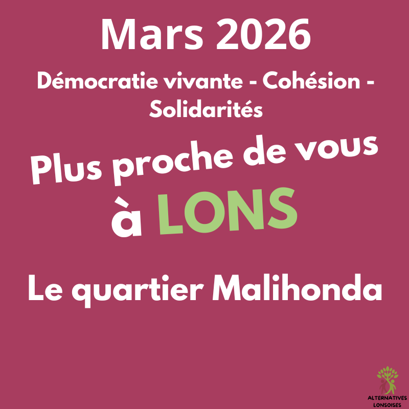 Alternatives lonsoises 2026 avec Eric Bourdet