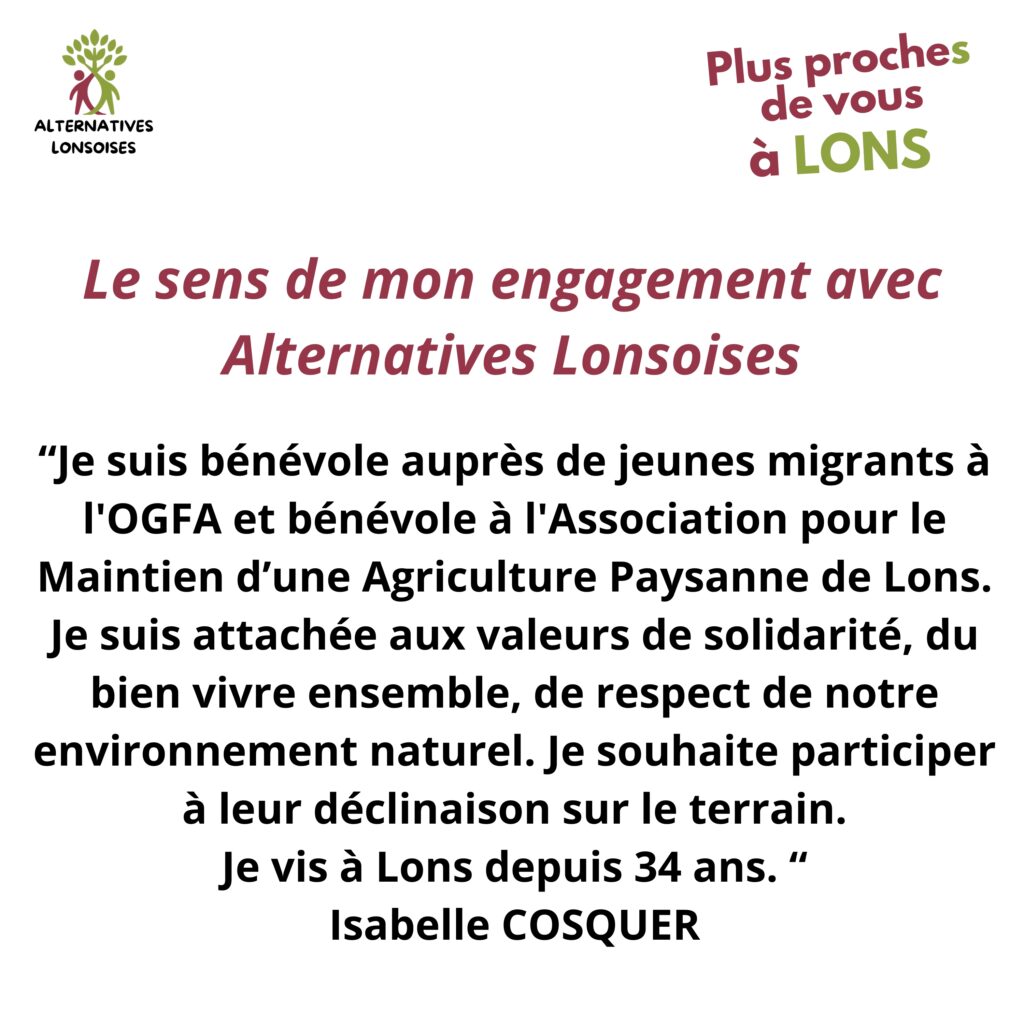 Alternatives lonsoises avec Eric BOURDET