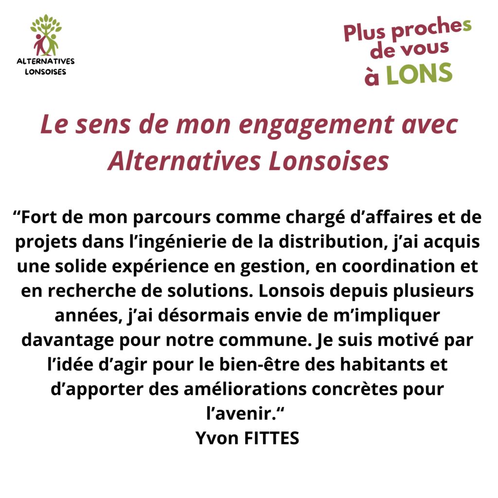 Alternatives lonsoises avec Eric BOURDET